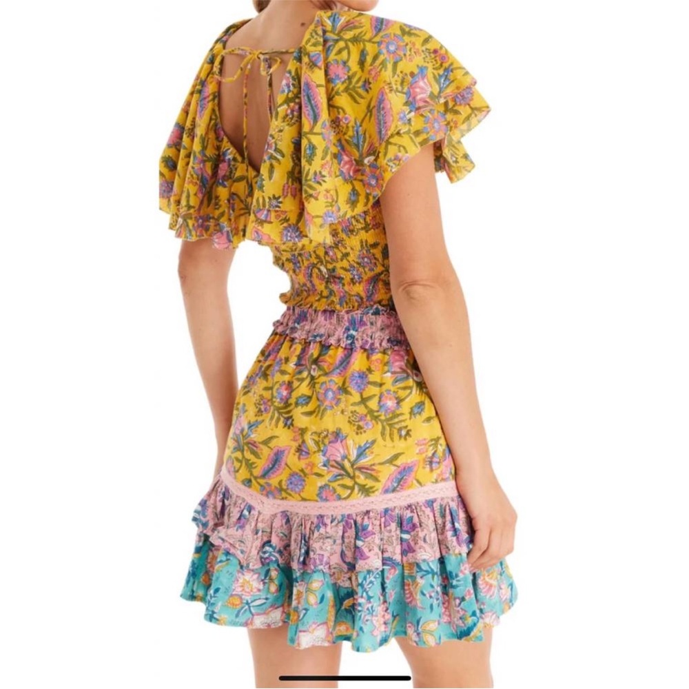 ALLISON NEW YORK sasha mini skirt in floral mix - Picture 2 of 8